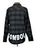 Assorted Brands Plaid Black Long Sleeve Button-Down Shirt Size S - photo 2