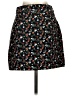 Little Moon 100% Polyester Floral Black Casual Skirt Size 2 - photo 2