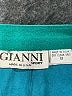 Gianni Solid Teal Formal Skirt Size 8 - photo 4