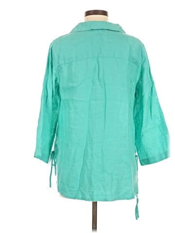 Isaac Mizrahi New York 3/4 Sleeve Button-Down Shirt (view 2)