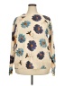 Unbranded 100% Polyester Floral Tan Pullover Sweater Size XXL - photo 1