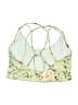 Onzie 100% Polyester Floral Green Swimsuit Top Size 1X - photo 2