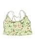 Onzie 100% Polyester Floral Green Swimsuit Top Size 1X - photo 1