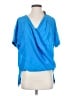 Bebe 100% Polyester Blue Short Sleeve T-Shirt Size S - photo 1