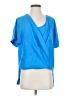 Bebe 100% Polyester Blue Short Sleeve T-Shirt Size S - photo 1