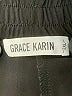 Grace Karin Solid Black Casual Pants Size 2X - photo 4