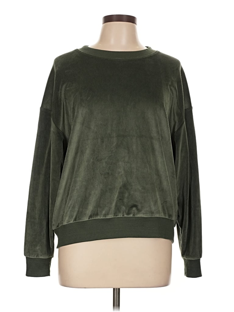 Pre-owned Joyspun Long Sleeve T-shirt In Green