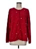 Unbranded 100% Cotton Red Cardigan Size M (estimated) - photo 1
