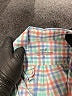 Vineyard Vines 100% Cotton Checkered-gingham Blue Long Sleeve Button-Down Shirt Size 5 - photo 3
