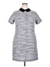 Maison Jules Tweed Gray Casual Dress Size XXL - photo 1