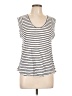Generation Love 100% Linen Ivory Sleeveless T-Shirt Size L - photo 1