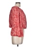 Pink Lily 100% Polyester Red 3/4 Sleeve Blouse Size L - photo 4