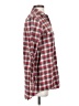 Theory Plaid Red Long Sleeve Button-Down Shirt Size S - photo 4