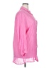 Breezy Lane Pink 3/4 Sleeve Button-Down Shirt Size XXL - photo 4