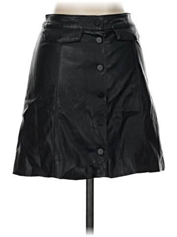 Divided by H&M Faux Leather Skirt (view 2)