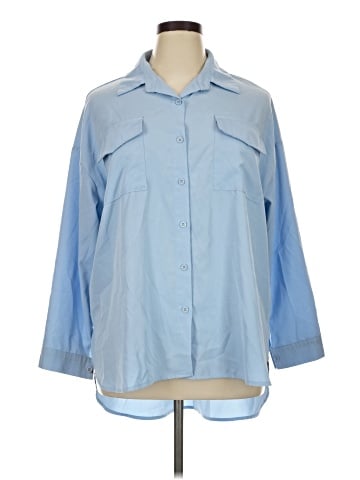 TSE 3/4 Sleeve Button-Down Shirt (view 1)