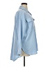 TSE Color Block Blue 3/4 Sleeve Button-Down Shirt Size 1X - photo 4