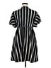 Unbranded 100% Polyester Stripes Black Casual Dress Size 1X - photo 2