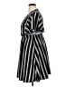 Unbranded 100% Polyester Stripes Black Casual Dress Size 1X - photo 5