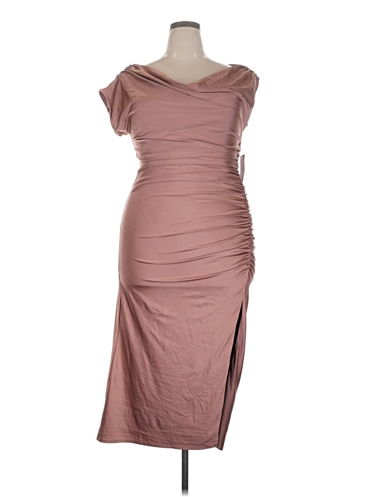 Premier Amour Cocktail Dress In Brown