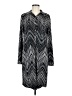 Glamour Chevron-herringbone Black Casual Dress Size 8 - photo 1