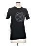 Assorted Brands Paisley Black Short Sleeve T-Shirt Size S - photo 1