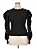 Shein Curve 100% Polyester Black Long Sleeve Top Size 1XL - photo 1