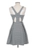 Soprano Stripes Black Casual Dress Size S - photo 2