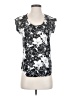 J.Crew Factory Store 100% Polyester Silver Short Sleeve Top Size 00 - photo 1