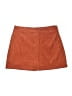 Unbranded 100% Polyester Solid Orange Casual Skirt Size M - photo 2