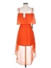 Bebe 100% Recycled Polyester Orange Cocktail Dress Size XS - photo 2