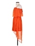 Bebe 100% Recycled Polyester Orange Cocktail Dress Size XS - photo 5