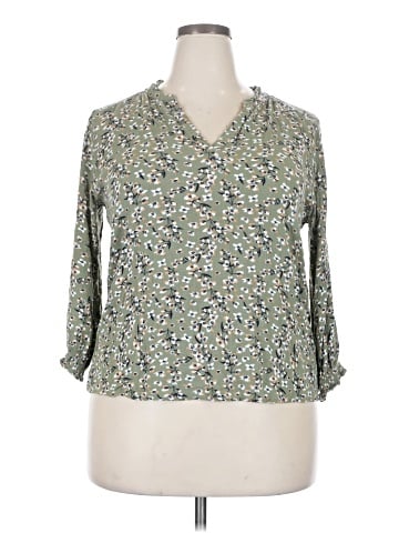 Monday Fun 3/4 Sleeve Blouse (view 1)