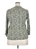 Monday Fun 100% Rayon Green 3/4 Sleeve Blouse Size XXL - photo 2