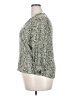 Monday Fun 100% Rayon Green 3/4 Sleeve Blouse Size XXL - photo 5