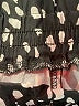 Unbranded Polka Dots Black Casual Pants Size S (estimated) - photo 7