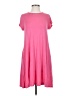 Simlu Solid Pink Casual Dress Size S - photo 1