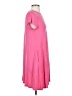 Simlu Solid Pink Casual Dress Size S - photo 4