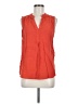 NY Collection Orange Sleeveless Blouse Size M - photo 1