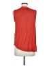 NY Collection Orange Sleeveless Blouse Size M - photo 2
