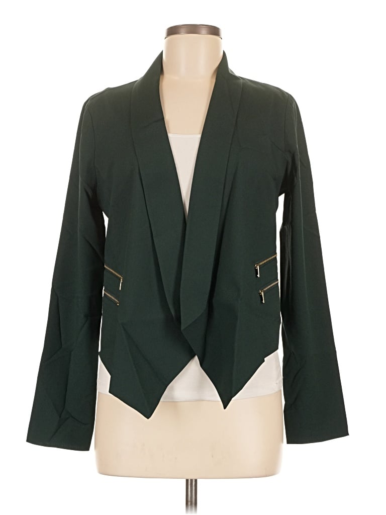 Pre-owned Bebe Cardigan Sweater In Green