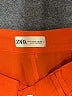 Zara Orange Casual Pants Size M - photo 6
