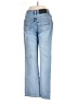 Express Jeans Hearts Blue Jeans Size 3/4S - photo 2