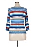 Ruby Rd. Blue 3/4 Sleeve Top Size S - photo 2