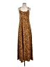 Donna Morgan Animal Print Brown Casual Dress Size 4 - photo 1