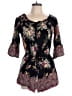 Angie 100% Rayon Black Romper Size L - photo 1