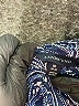 Lands' End 100% Cotton Paisley Blue Long Sleeve Button-Down Shirt Size M - photo 7