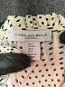 Carolina Belle 100% Polyester Polka Dots Ivory Long Sleeve Blouse Size S - photo 7