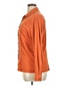 Teddi 100% Polyester Orange Long Sleeve Blouse Size XL - photo 5