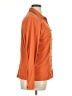 Teddi 100% Polyester Orange Long Sleeve Blouse Size XL - photo 4
